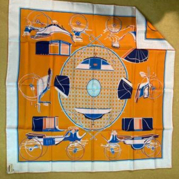 NEW with box, ribbon etc HERMES SCARF - Picture 10 of 10